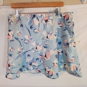 POLO GOLF Ralph Lauren Women's Size XL Floral Skort Skirt New with Tags